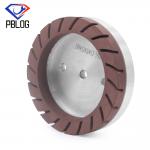 Toothed Resin Grinding Wheel Speed RPM No Scratch Cup Shape Brown