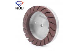 China Toothed Resin Grinding Wheel Speed RPM No Scratch Cup Shape Brown supplier