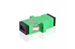 China SC Simplex / Multimode Adapter , Optical Fiber Socket with Plastic Housing supplier