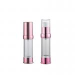 Rose Gold 30ml UV Aluminum Airless Pump Bottle Used For Skincare Application for sale