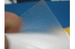 China Monomeric PVC Glossy Cold Lamination Film With Acrylic Permanent Glue supplier