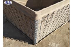 China Durable Geotextile Lined Welded HESCO Sand Filled Barriers for Perimeter Wall supplier