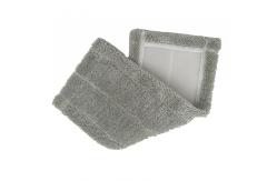 China Grey Flat Floor Wet Mop Pads 80% Polyester 20% Polyamide 450gsm supplier