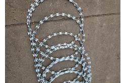 China Farm Galvanized Safety  Razor Barbed Wire Roll Pasture Barbed Wire Coil supplier