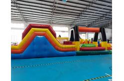 China ODM 1000D Inflatables Obstacle Course Kids Bounce House Slide supplier