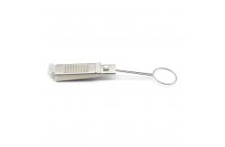 China 80g Metallic Shim Material Heavy Duty Usage Stainless Steel Telecom Drop Wire Clamp supplier