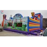 Customized Huge Circus Inflatable Fun City Inflatable Bouncy House Slide Castle