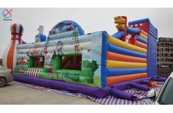 China Customized Huge Circus Inflatable Fun City Inflatable Bouncy House Slide Castle supplier