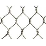 20mm Hole 100m Length Knotted Stainless Steel Wire Rope Mesh For Safety Net for sale