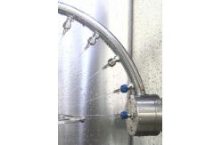 China Large Lab Testing Equipment IPX3 / IPX4 Waterproof Swinging Rain Test Box supplier