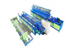 China 45*45mm Diamond Wire Mesh Machine With PLC And Touch Screen Control System supplier