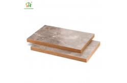 China Fire Resistant Melamine Laminated Board 4x8ft 12mm veneered MDF Board supplier