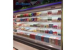 China 800L Multideck Open Chiller Supermarket Adjustable Layers Vegetable Display supplier