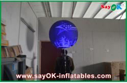 China Customized Led Inflatable Backpack Balloon Tripod Ball for Advertisement supplier
