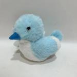 Fluffy and Vivid Plush Blue Pigeon w/ Sound Animated Bird Toy BSCI Factory for sale