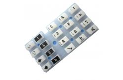 China Optional LED Backlight And Logo Silicone Rubber Keypads For Industrial Equipment supplier
