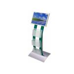 Open Source Digital Signage with Brochure Holder , Indoor Plug & Play LCD Advertising Screens Display for sale