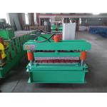 PLC Control Roof Panel Roll Forming Machine 0.3-0.8mm Profile Thickness for sale