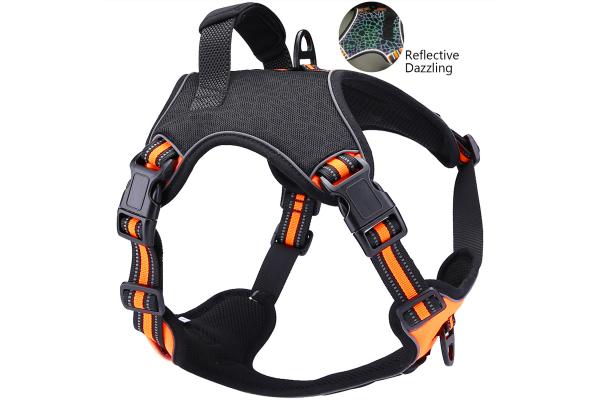 Pet Puppy Chest Harness Reflective Heavy Duty Tactical Dog Harness ODM