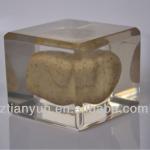 Acrylic paper weight gift stone paper weight custom resin paper weight