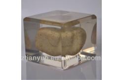 China Acrylic paper weight gift stone paper weight custom resin paper weight supplier