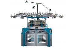 China High Efficiency Computerized Jacquard Circular Knitting Machine For Double Mesh supplier
