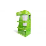 CBD Oil Floor Retail Cardboard Display Stand Customization With PET for sale