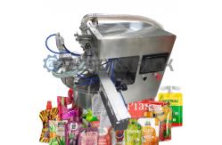 China Desktop Turntable Filling And Capping Machine Nozzle Bag Small Packaging Machine supplier