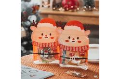 China Customized Shape Plastic Mylar Bags, Christmas Gift Packaging Bag With Zip supplier