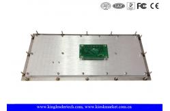 China Rugged Panel Mount Stainless Steel  Keyboard with 12 Function Keys , CE / FCC supplier