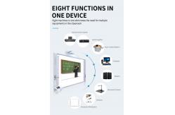 China Multifunctional All In One Infrared Interactive Whiteboard With Central Control Microphone Audio supplier
