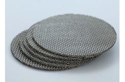 China Stainless Steel 304 316 Sintered Wire Mesh Round Corrosion Resistance Liquid Filter Mesh supplier