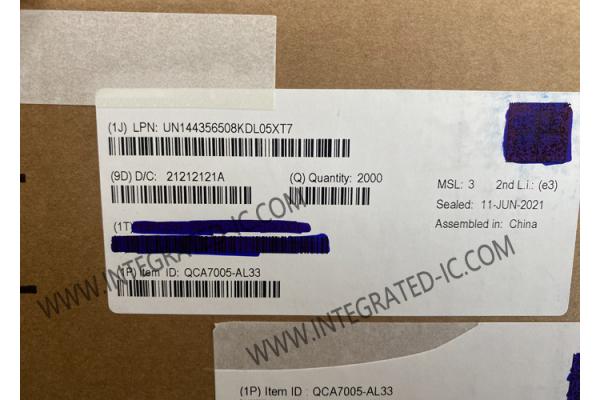 QCA7005-AL33 IoT Chip Powerline Communications And HomePlug Green PHY QFN-68
