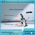 ND detection of refractive index of transparent and semi transparent liquid solids ST121 Abbe refractometer for sale