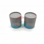 Luxury Paper Composite Cans With Plastic Lids / Paper Tubes For Cosmetics