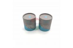 China Luxury Paper Composite Cans With Plastic Lids / Paper Tubes For Cosmetics supplier