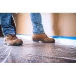 4 Mil Carpet Floor Temporary Carpet Protection Self Adhering Film for sale