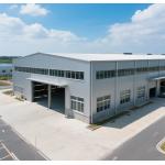 Prefabricated Food Factory Steel Structure Warehouse Building 1000 Square Meter for sale