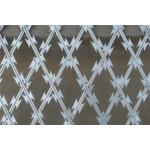 800mm 1200mm Galvanized Razor Wire Fence Cross Razor Barbed Wire Fence for sale