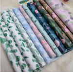 80gsm Gift Wrap Paper Roll Summer Flamingos Turtle Leaf Print Wrapping Paper