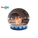 Customized Snow Globe Crystal Ball Inflatable Bubble Tent For Shopping Mall for sale