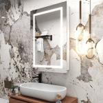 Plug Type 1.1meter Hardwire Mirrored Cabinets with Cabinet Storage and LED Light for sale