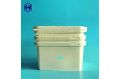 China White IML Tubs Print Custom Logo Double Handles Empty Food Containers supplier