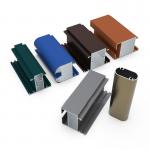 Blue Powder Coated Aluminium Profiles For Building Decoration for sale