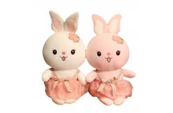 China 25cm Lovely Sitting Rabbit Plush Doll Toys OEM supplier