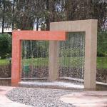 Garden Home Decor Corten Steel Water Fountain Electric For Landscape Architects for sale