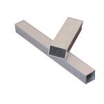 Powder Coating Aluminum Extrusion Rectangular Tube for Guide Rail for sale