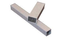 China Powder Coating Aluminum Extrusion Rectangular Tube for Guide Rail supplier