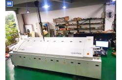 China Forced Air Cooling Lead Free SMT Reflow Oven Machine With 8 Zones supplier