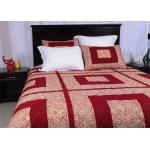 Polyester / Cotton Bedspread And Coverlets Machine Quilting With Different Size for sale